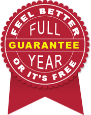 Feel Better or It's Free Full Year Guarantee