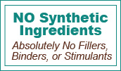 NO Synthetic Ingredients